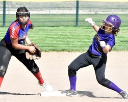 Softball Takes Two from Hugoton