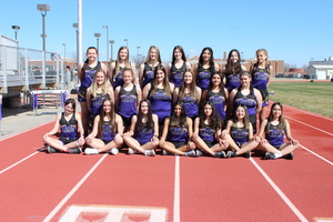HS Girls Track 2nd at Cimarron
