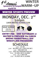 Athletics to host Winter Warm Up